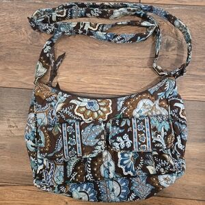 Vera Bradley Java Blue On The Go Bag